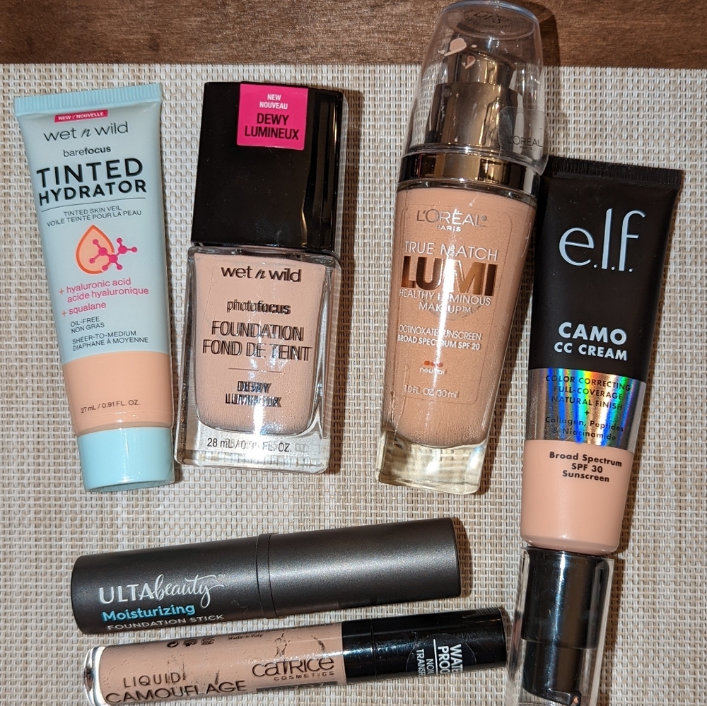Drugstore Foundation Bundle - 6 items!!!!